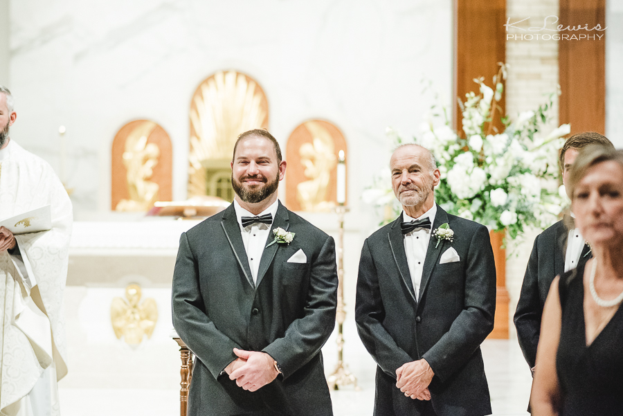 pensacola wedding ceremony photos at cathedral of the sacred heart