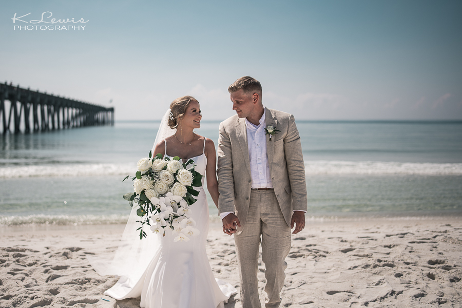 pensacola beach pier suite wedding photographers